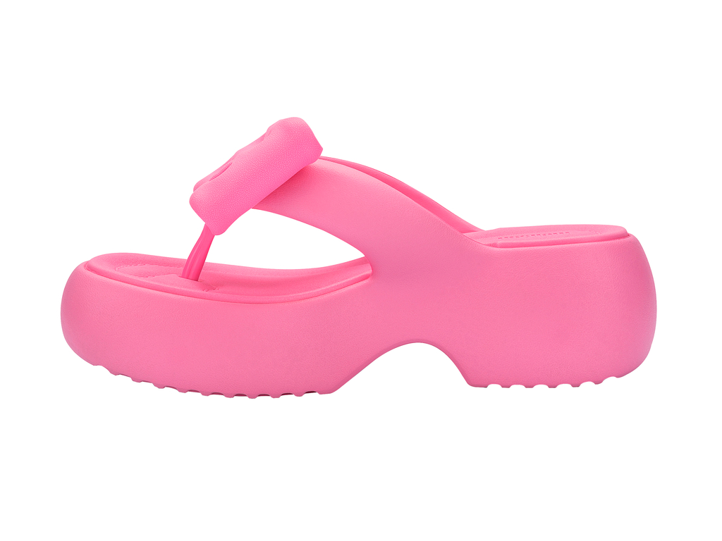 Womens | Free Fuzzy Bow Platform | Pink