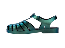 Womens | Possession Magic Sandal | Black/Metallic Green