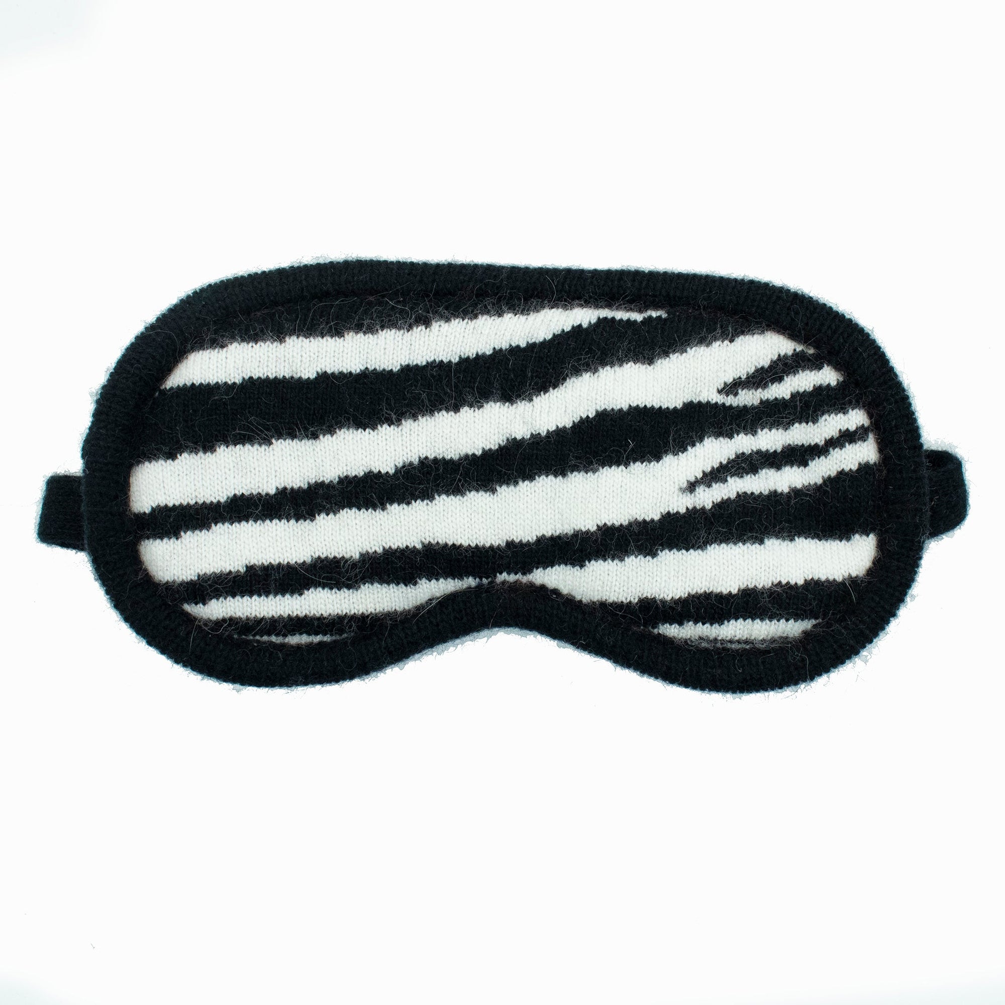 Eyemask In Zebra Design | Black