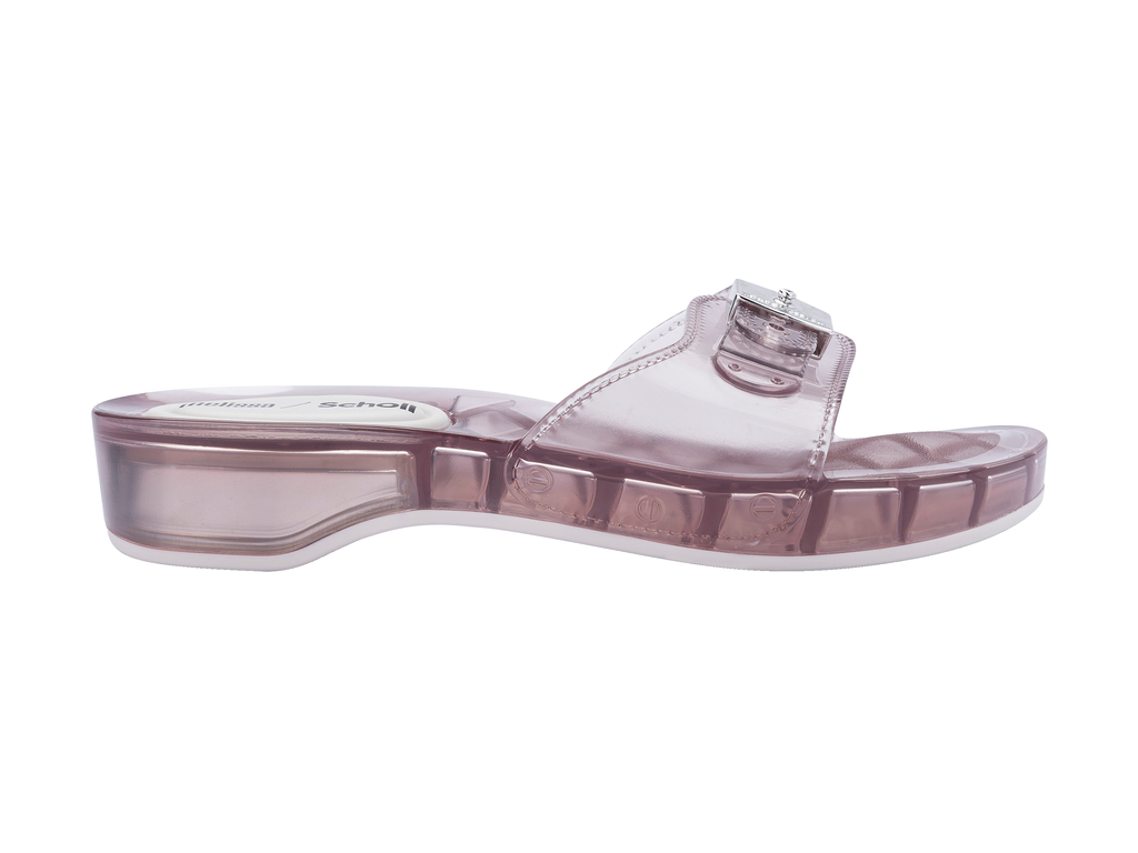 Womens | Pescura Heel and Scholl Slide | Clear