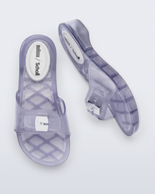 Womens | Pescura Heel and Scholl Slide | Clear