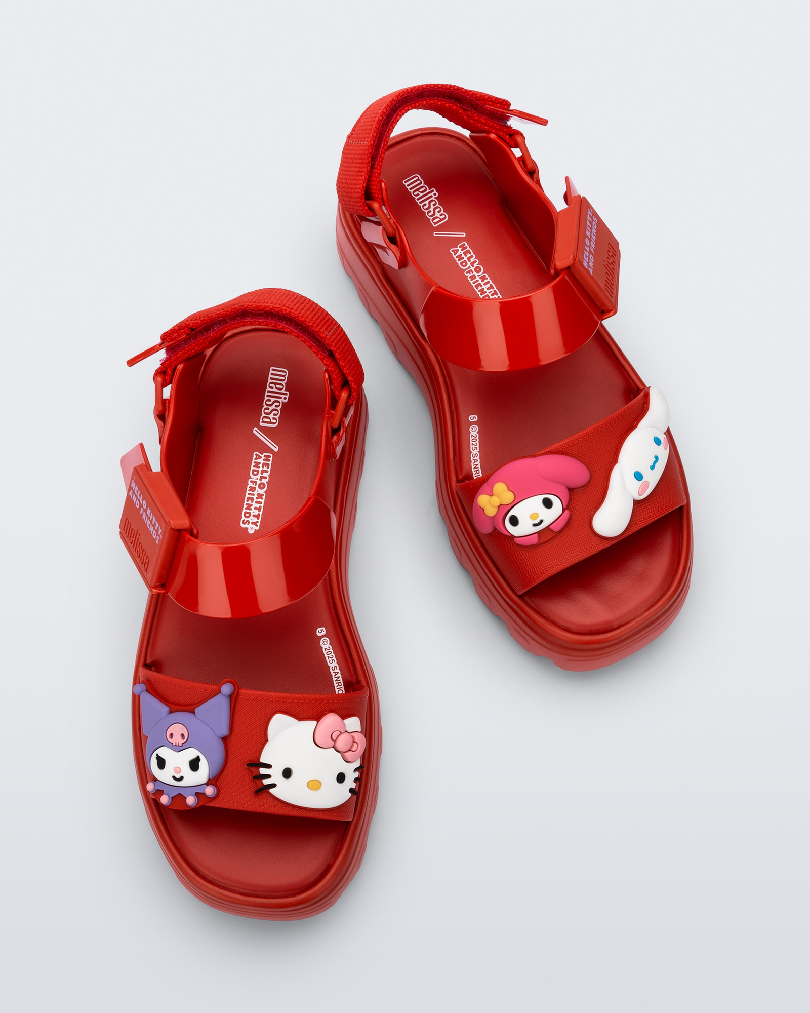 Womens | Kick Off and Hello Kitty Sandal | Red