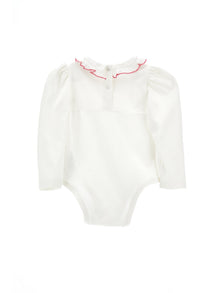 Girls | Jersey Shirt Bodysuit | Cream