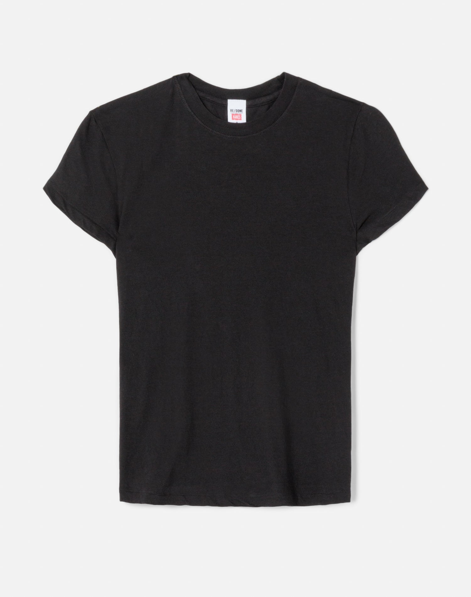 Womens | Hanes Sheer Slim Tee | Black
