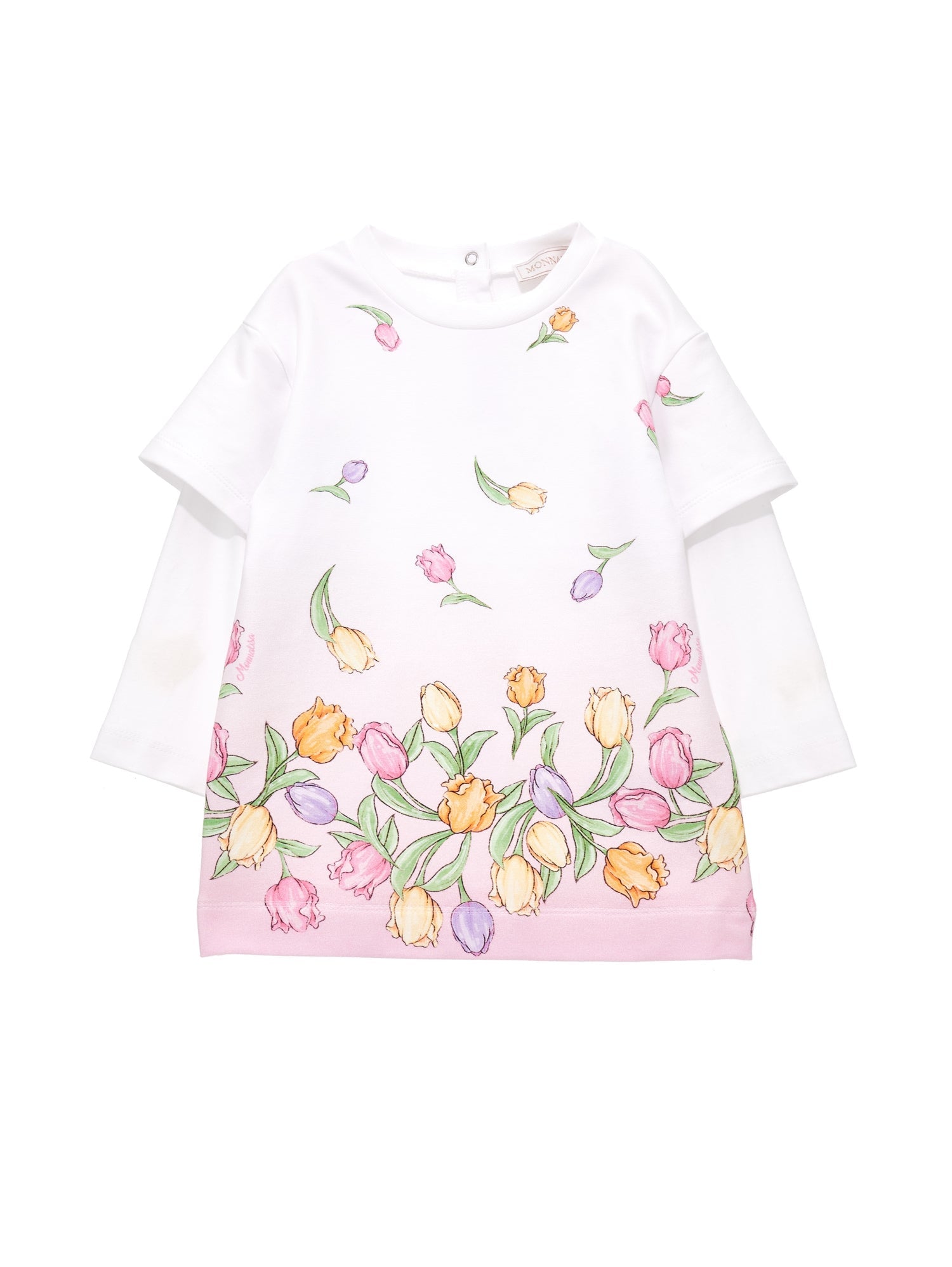 Girls | Double Sleeve Sweatshirt Dress | FairyTale Pink