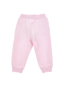 Girls | Floral Stretch Fleece Joggers | FairyTale Pink