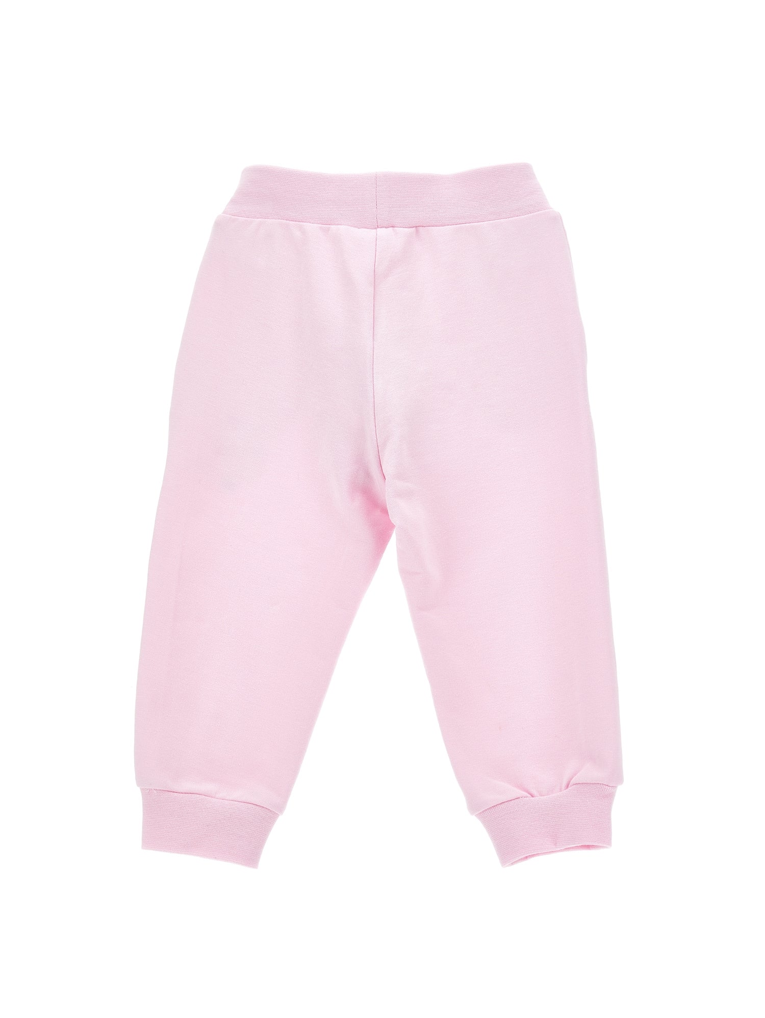 Girls | Floral Stretch Fleece Joggers | FairyTale Pink