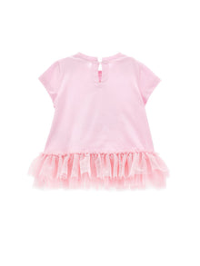 Girls | Alice Dress With Rhinestones | FairyTale Pink