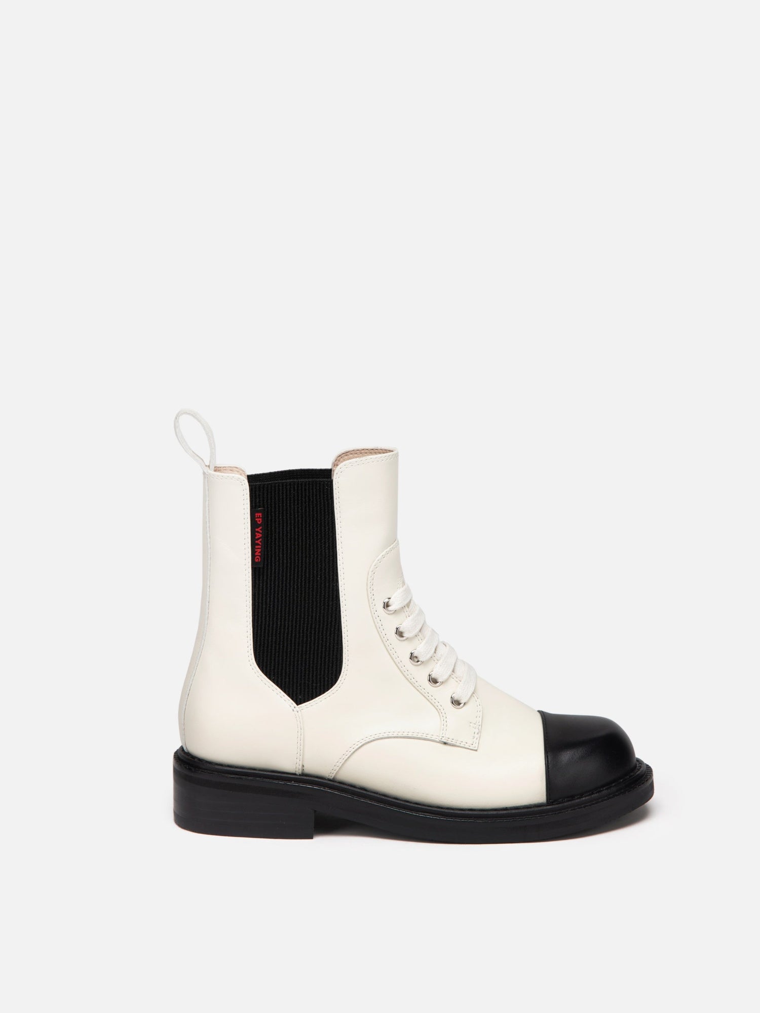 Color-Block Boot | White
