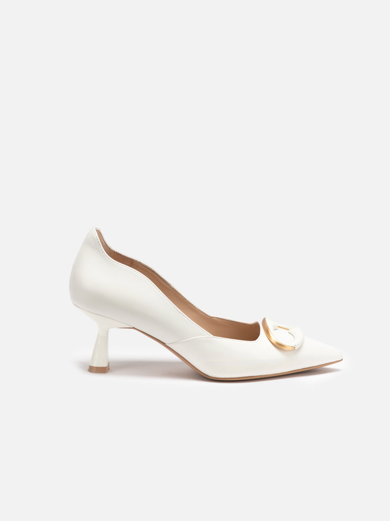 Elegant Auspicious High Heels | White