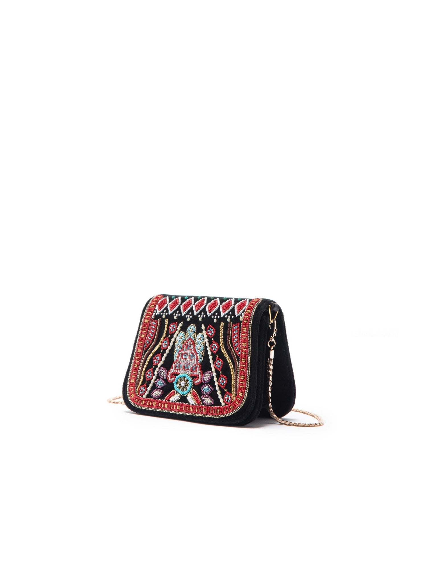 Chain Bag - Small | Black/Brown Multi