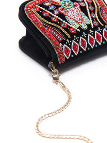 Chain Bag - Small | Black/Brown Multi