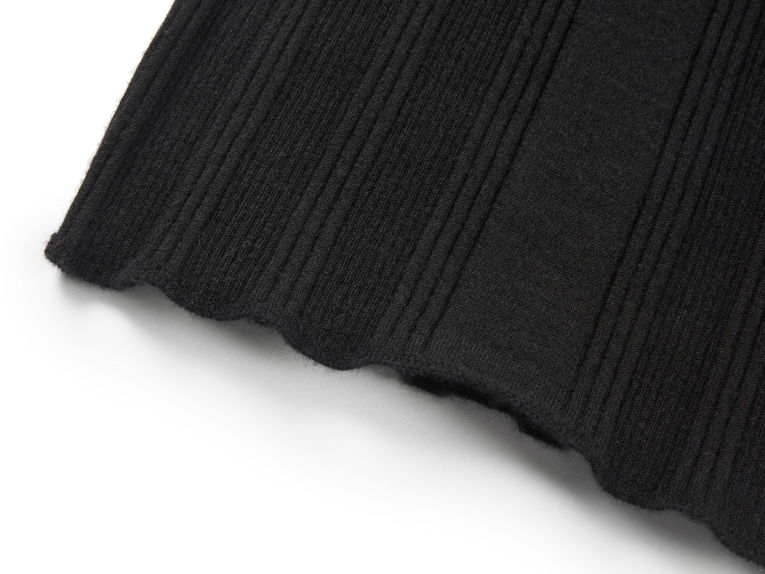 Long Sleeve Knit Top | Black