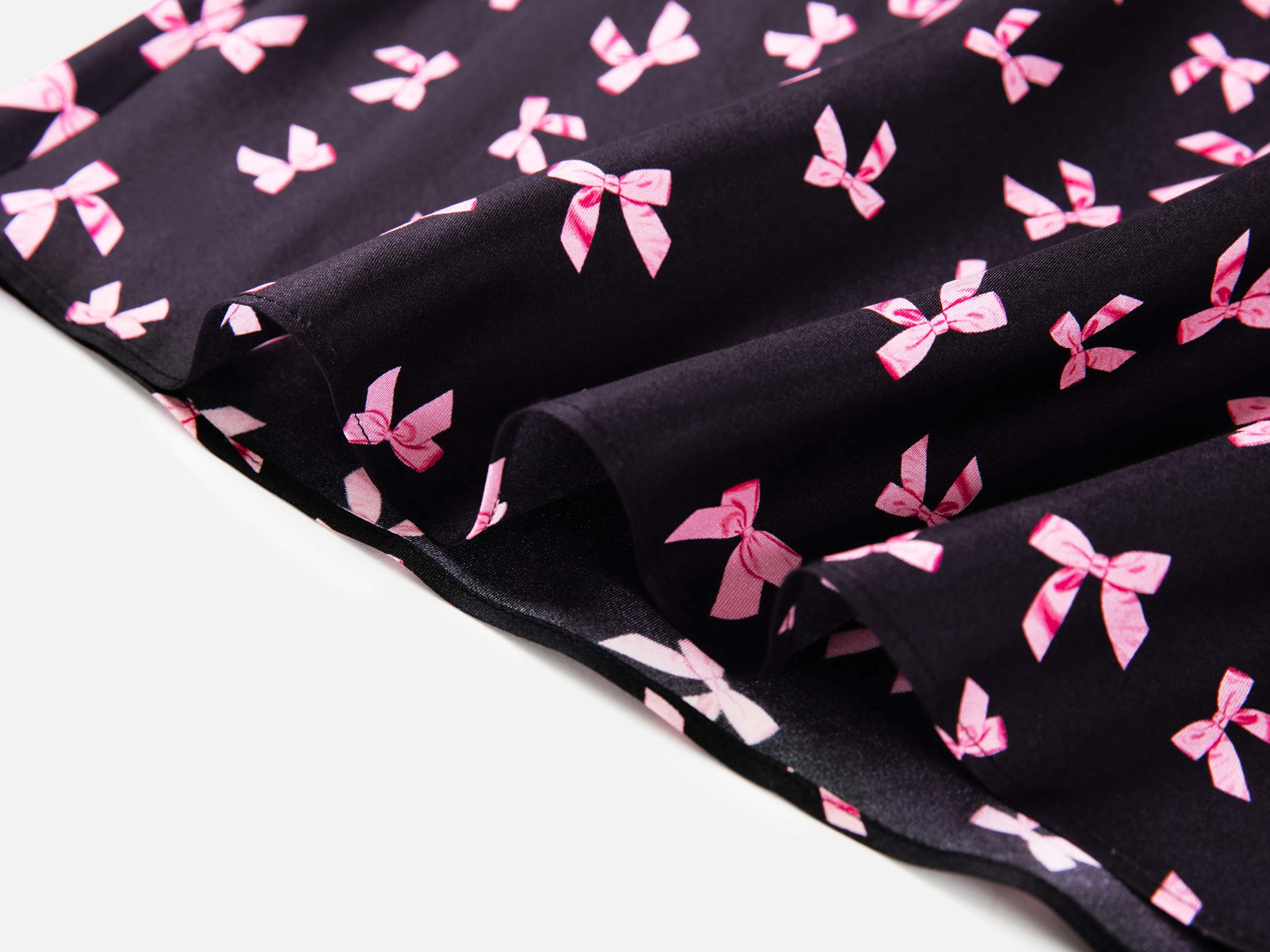 Pattern Midi Skirt | Black