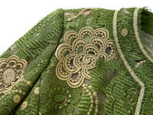 Floral Pattern Jacket | Green
