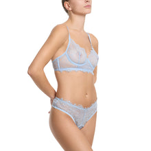 Sheer Seduction Underwire Bra | Touch The Sky (Blue)
