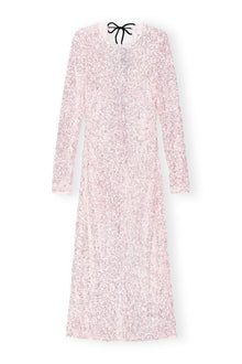 3D Sequins Maxi Dress | Mauve Chalk