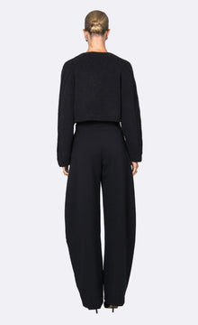 Sam Crop Sweater | Black