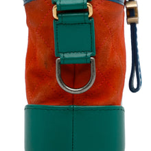 Chanel | Pre-Owned Small Suede Gabrielle Crossbody | Orange/Green Multi