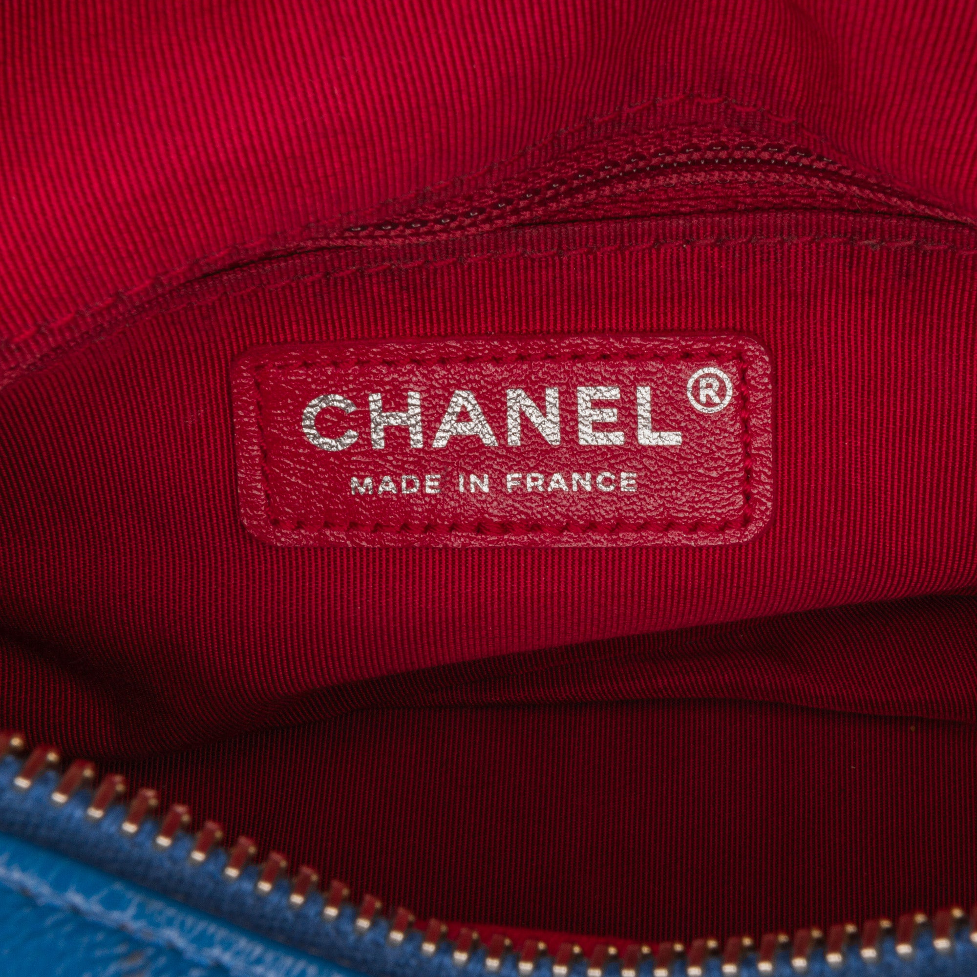 Chanel | Pre-Owned Small Suede Gabrielle Crossbody | Orange/Green Multi