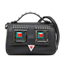 Fendi | Pre-Owned Micro Hypnoteyes Double Baguette Satchel | BlackYellowYellow