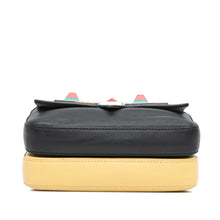 Fendi | Pre-Owned Micro Hypnoteyes Double Baguette Satchel | BlackYellowYellow