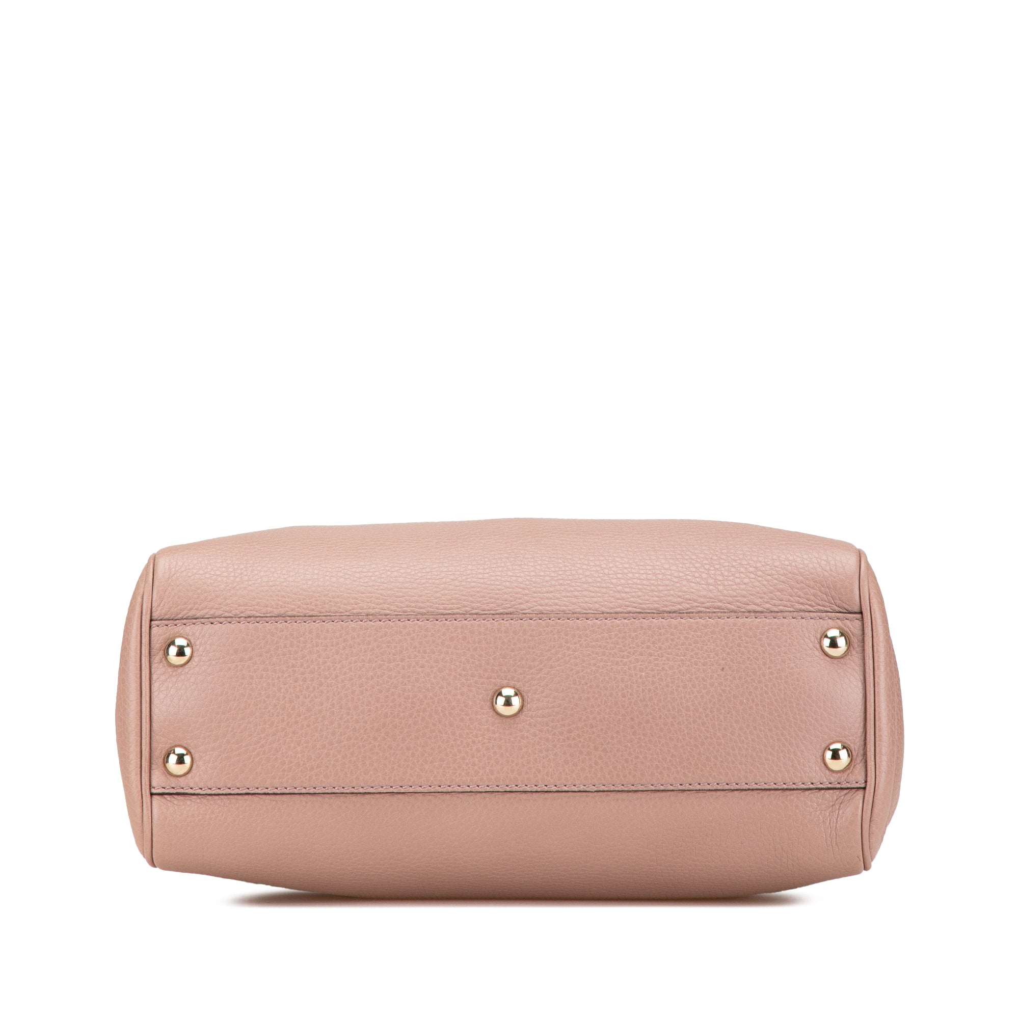 Gucci | Pre-Owned Small Calfskin Bamboo Shopper Satchel | Pink