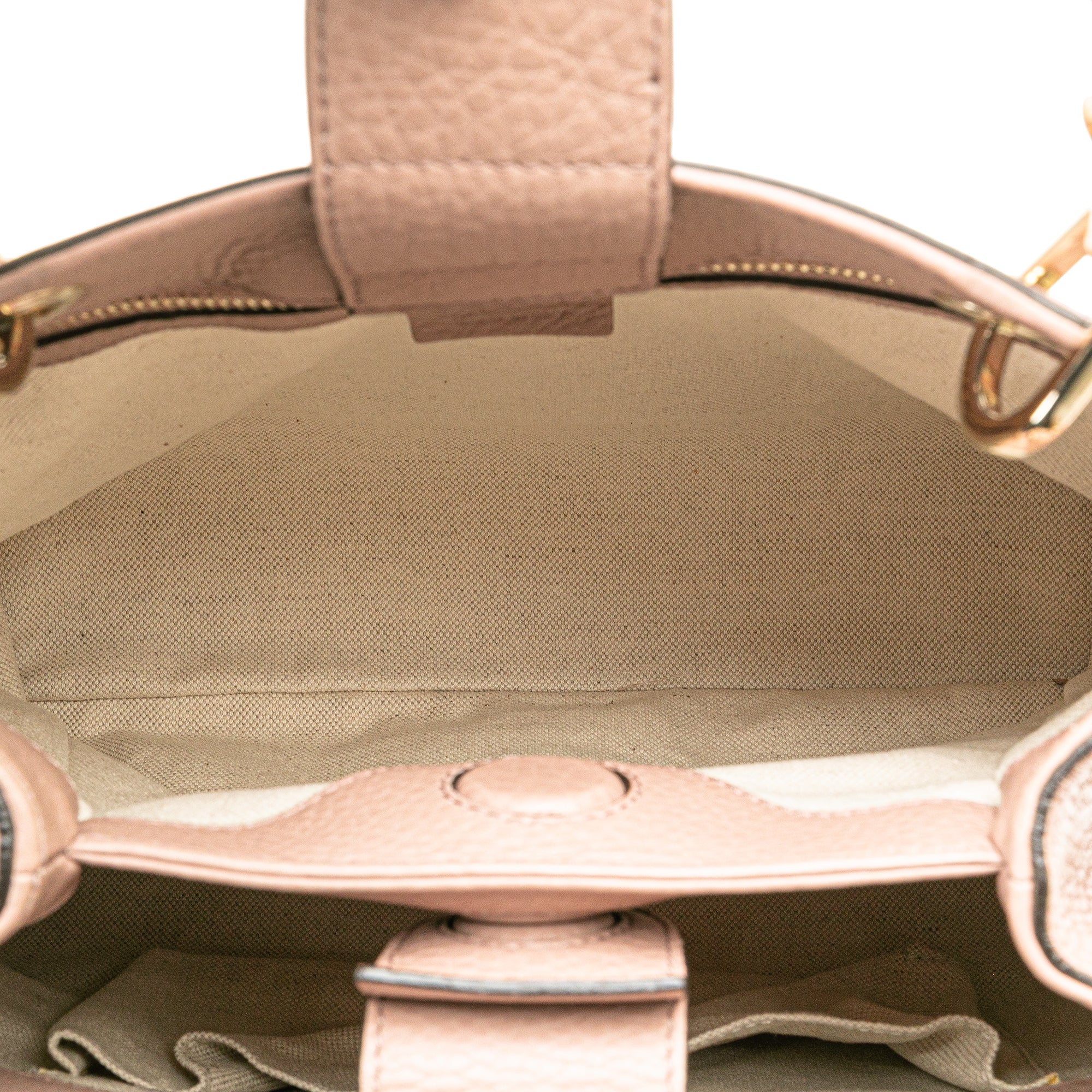 Gucci | Pre-Owned Small Calfskin Bamboo Shopper Satchel | Pink