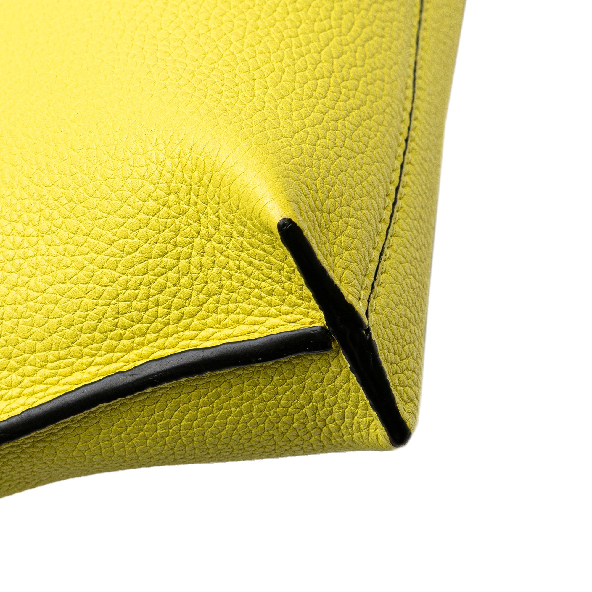 Loewe | Pre-Owned Small Leather Missy Satchel | Yellow/Neon Yellow