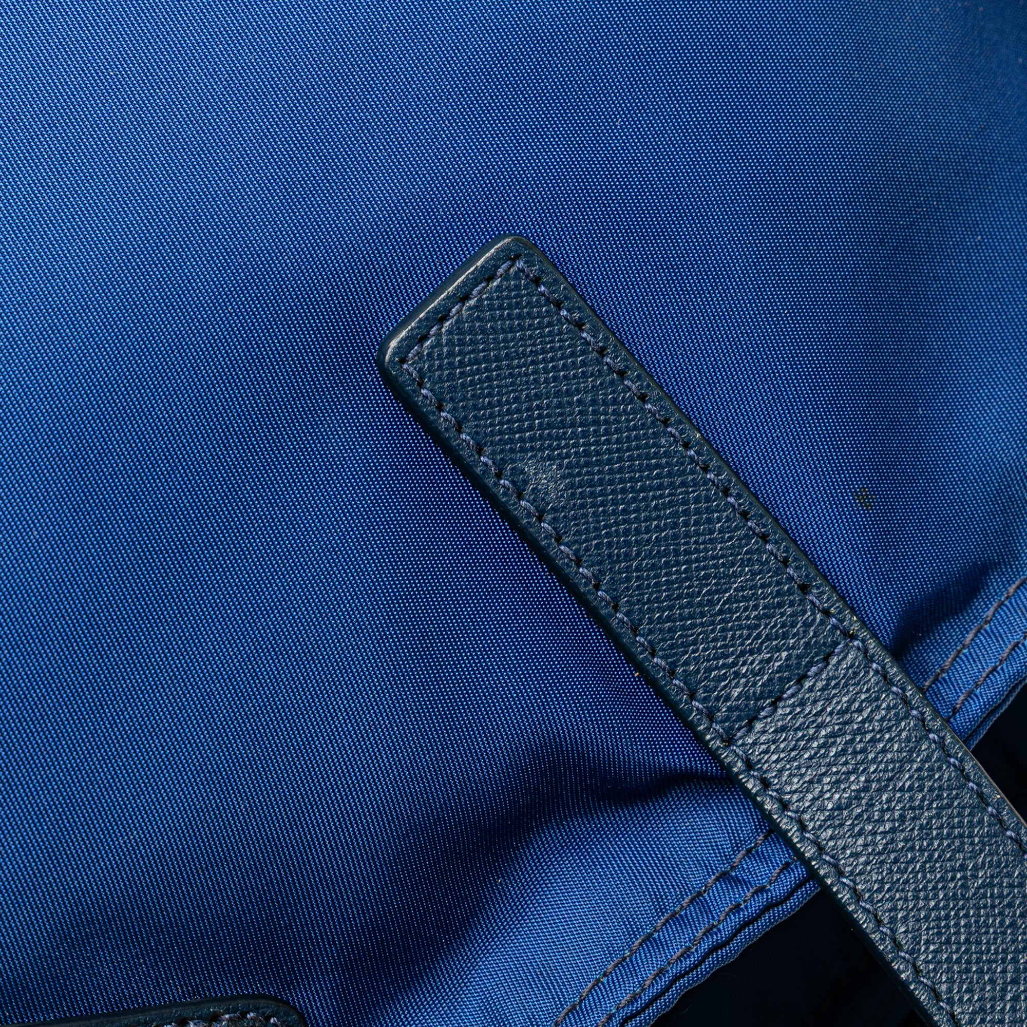 Prada | Pre-Owned Tessuto Satchel | Blue