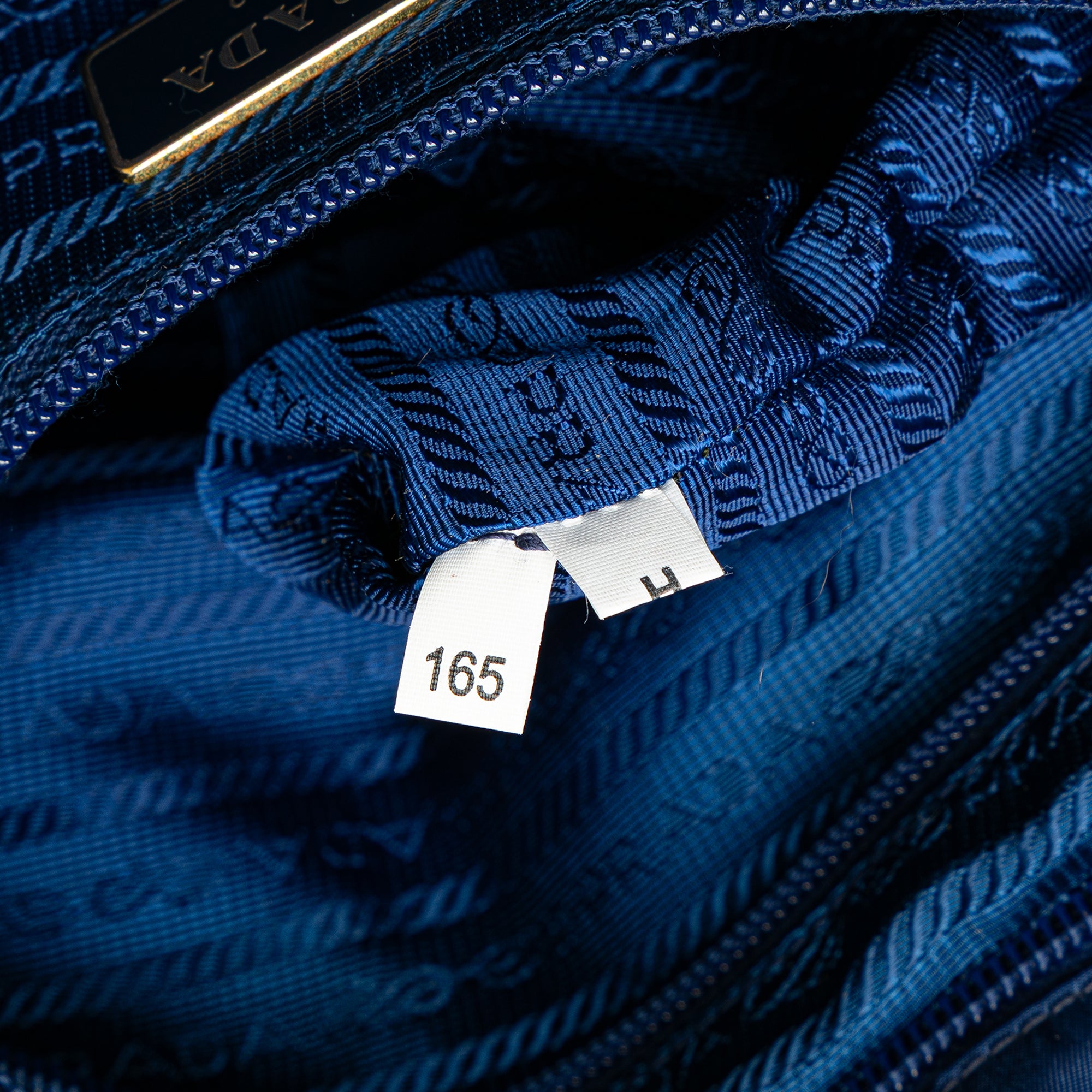 Prada | Pre-Owned Tessuto Satchel | Blue