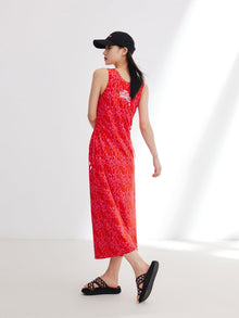 Sleeveless Dress | Red