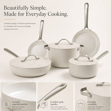 8-Piece Cookware Set | Cannoli Cream/Beige