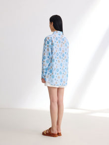 Mulberry Silk Shirt | Blue