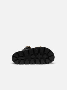 One-Strap Thick-Soled Sandals | Black