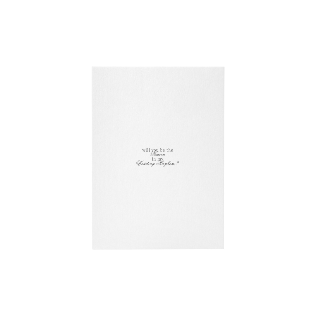 Bridal Notecard + Envelope & Seal | White
