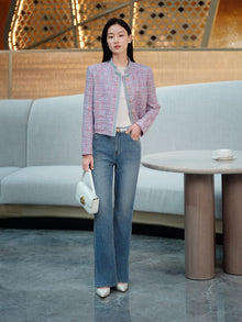 High-Waisted Flared Jeans | Blue