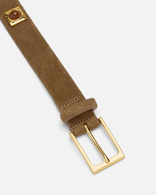 No. 2 Belt | Mocha/Gold