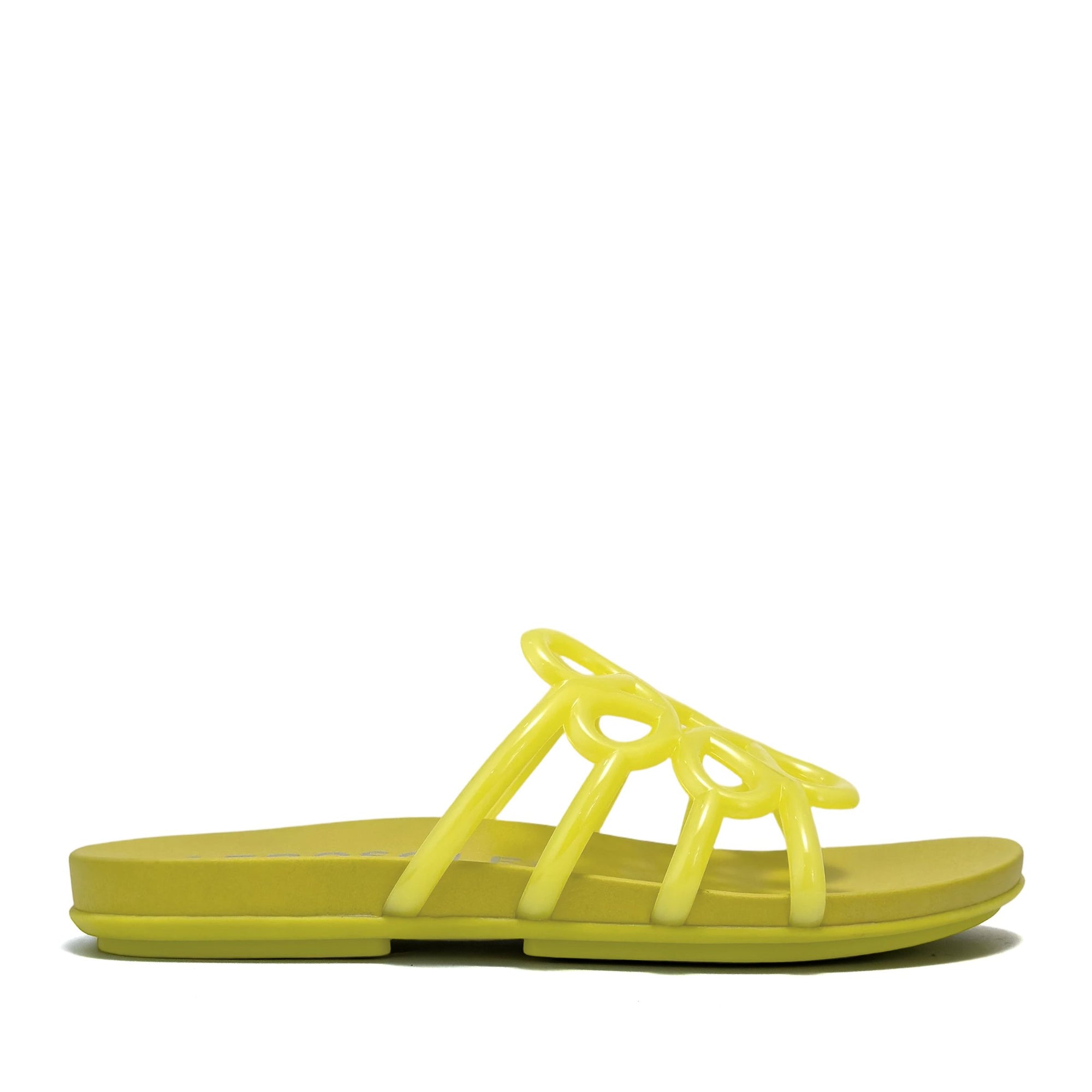Frida Sandal Flat | Kiwi Transluscent Thermoplastic Polyurethane