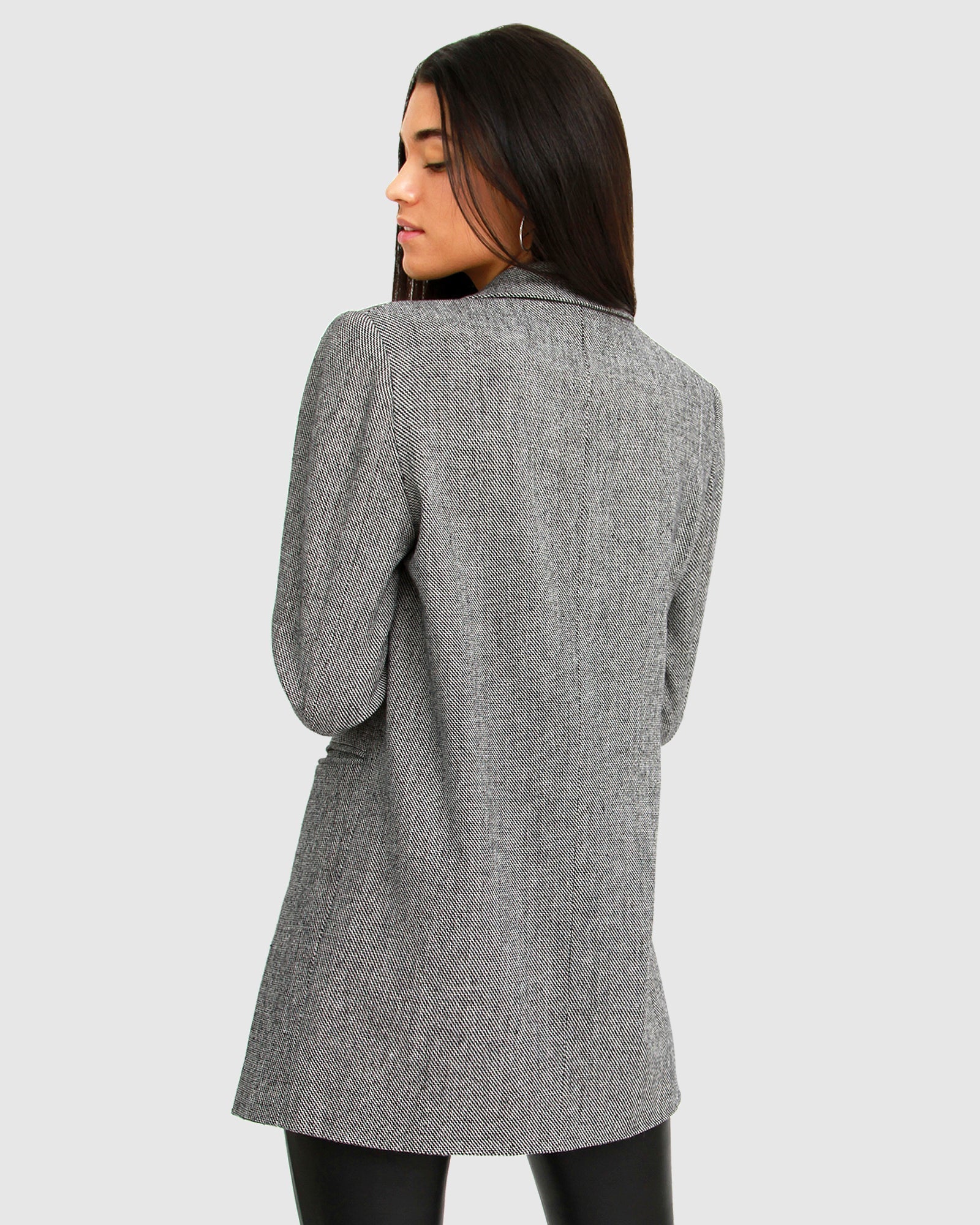 Women | Kensington Wool Blend Oversized Blazer | Grey