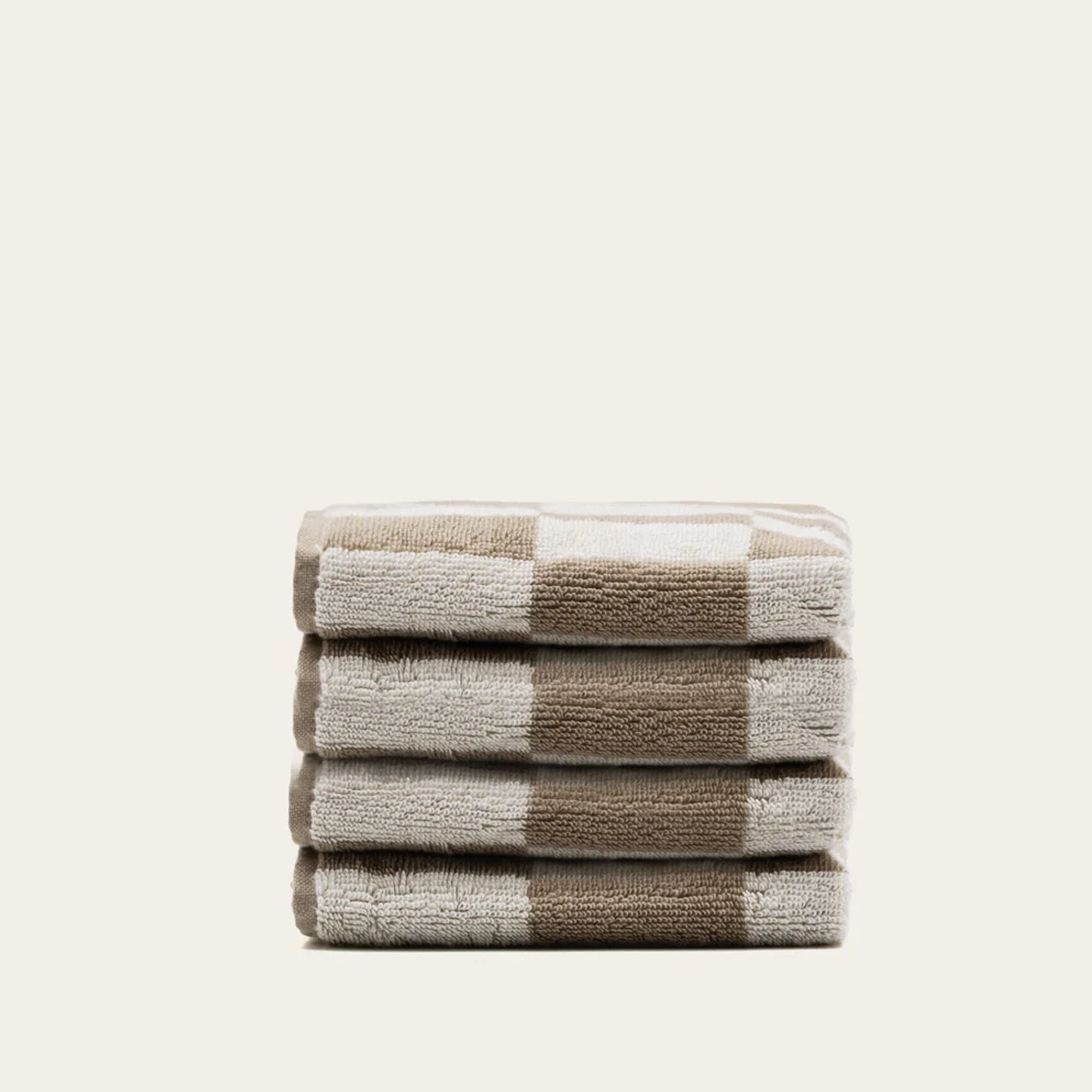 Pietra Australian Cotton Towels | Tan/Ecru