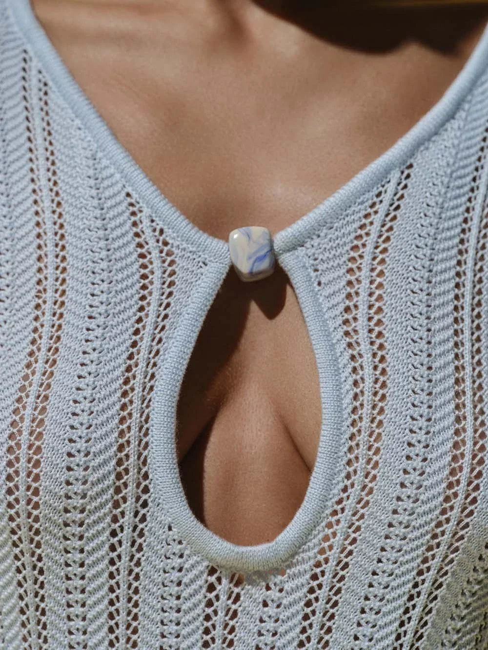 Lion Mini Dress | Crystal Blue