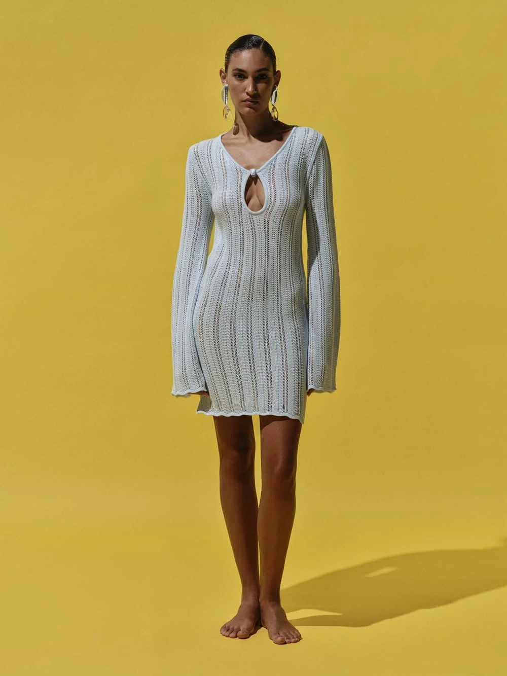 Lion Mini Dress | Crystal Blue