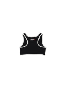 Girls | Beauty Jersey Top | Black/Cream
