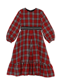 Girls | Tartan Cady Dress | Red/Black