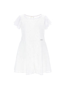 Girls | Full Lace Playsuit With Shorts | White