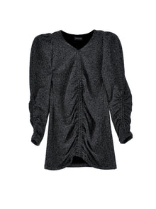 Girls | Lurex Knit Dress | Black