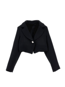 Girls | Spencer With Cut Out | Black