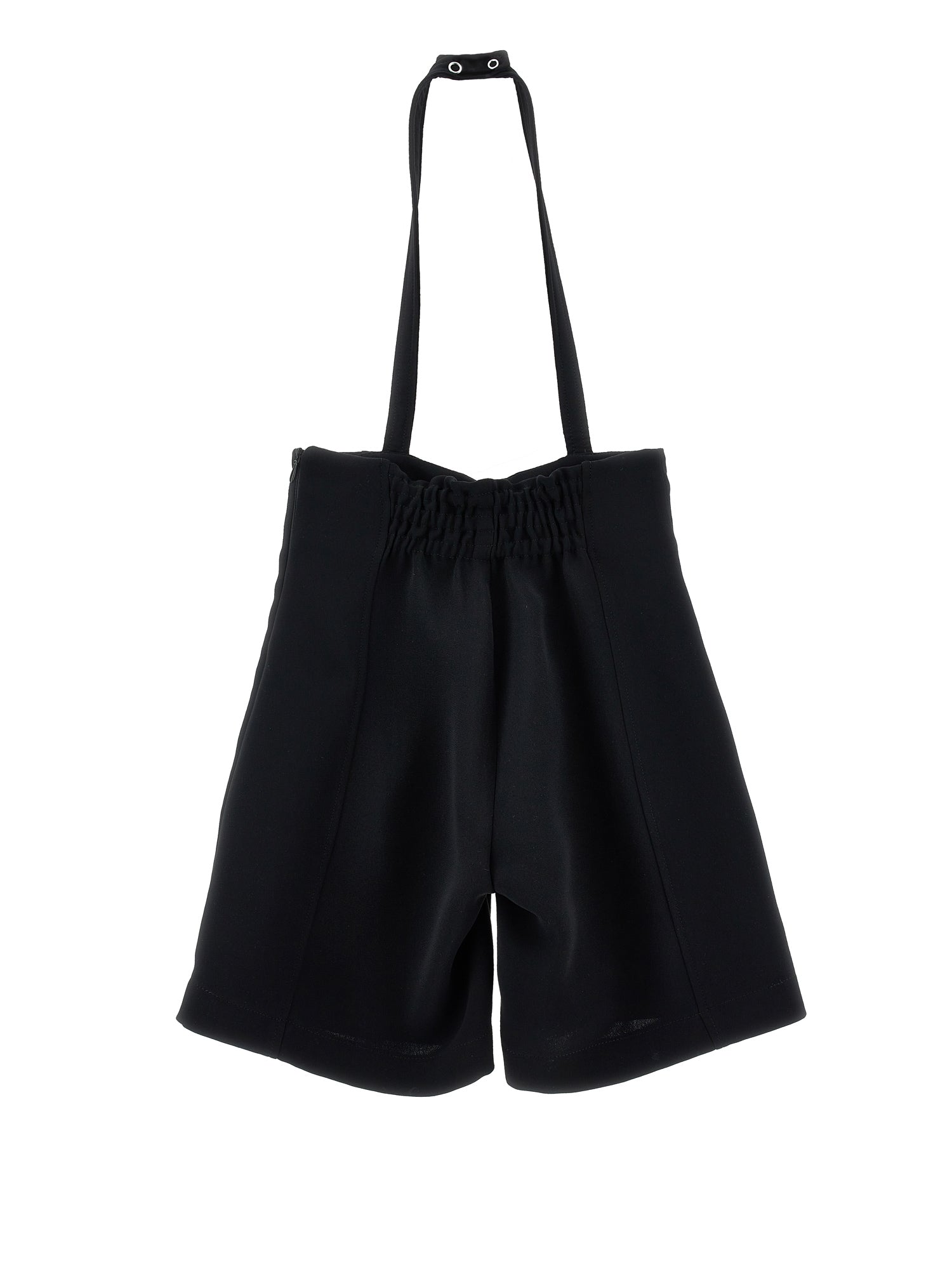 Girls | Culotte Skirt With Suspenders | Black