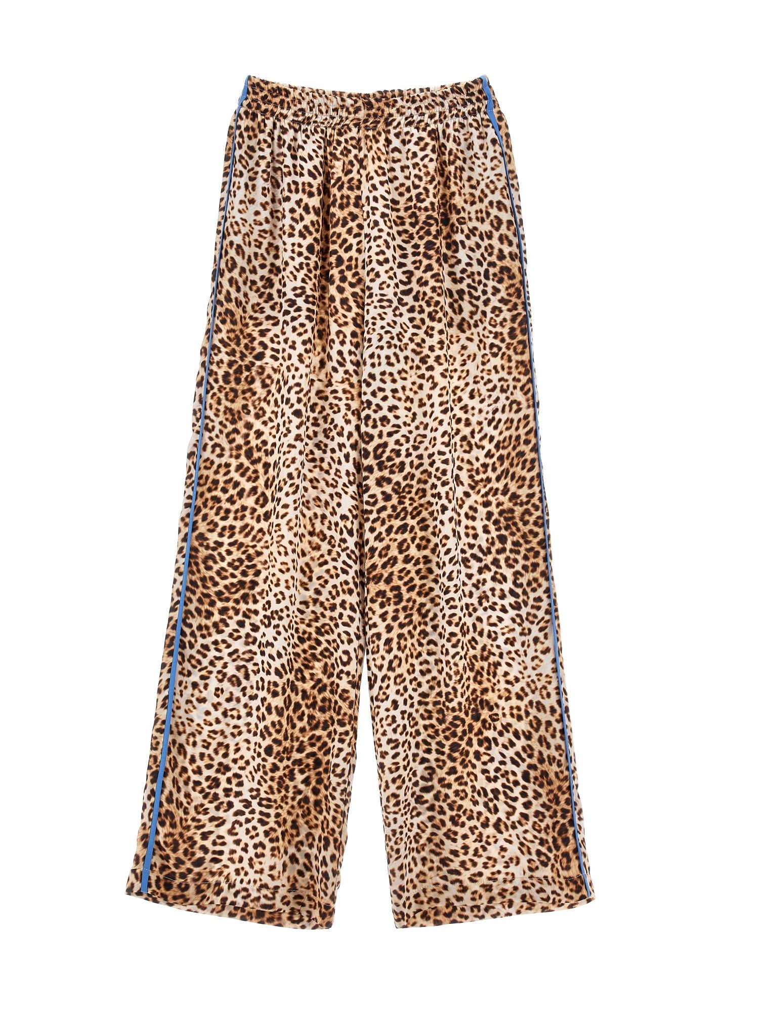 Girls | Flowing Satin Trousers | Leopard Print